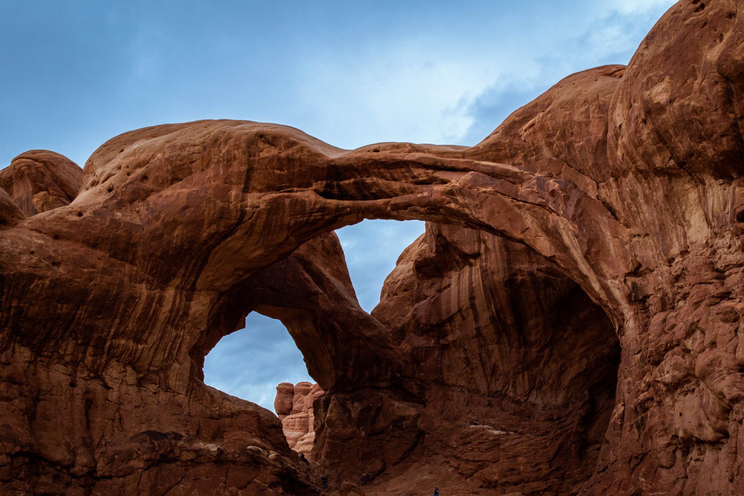 Double Arch in Arches National Park.